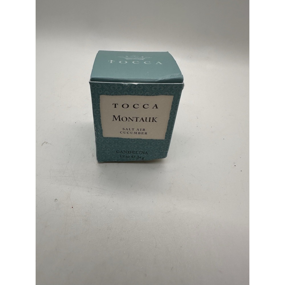 Tocca Montauk‎ Salt Air Cucumber Candelina Mini Candle 1.2oz / 34g NIB